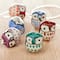 12 Pack: Multicolor Ceramic Owl Beads, 15mm by Bead Landing™